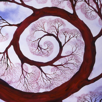 Obra de la espiral sagrada del curso Primordial Breathwork